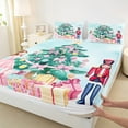 thumbnail image 3 of Manfei Cartoon Ballet Princess Full Size Sheets for Kid, Nutcracker Royal Guarder Bed Sheets, Christmas Tree Sheet Sets, Breathable Home Decor, 4pcs, 3 of 7