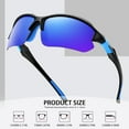 thumbnail image 4 of Sports Polarized Sunglasses for Men Cycling Running Fishing UV Protection Sun Glasses Lightweight Half Frame Goggles, 4 of 14