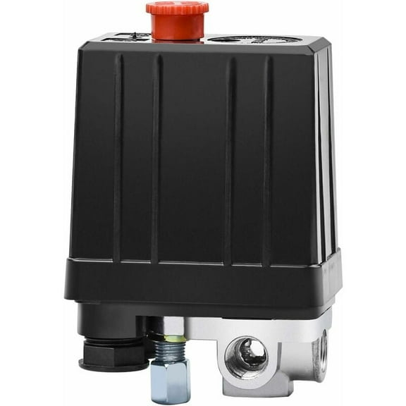 Air Compressor Pressure Switch With 4 Outputs 90-120 Psi 240V Pressure Switch Control Valve Compressor Parts