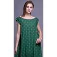 thumbnail image 3 of Bimba Robe de Nuit Imprimée pour Femmes en Rayonne Longue Maxi Robe de Sommeil Robe de Nuit, 3 of 4