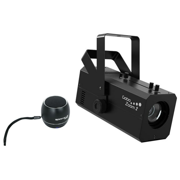 Chauvet DJ Gobo Zoom 2 70w LED DMX Custom Gobo Projector Bluetooth Speaker