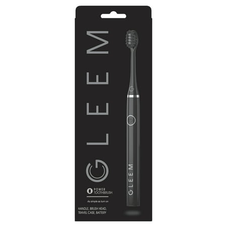 GLEEM Electric Toothbrush, Black (The Best Electric Toothbrush Recommended By Dentists)