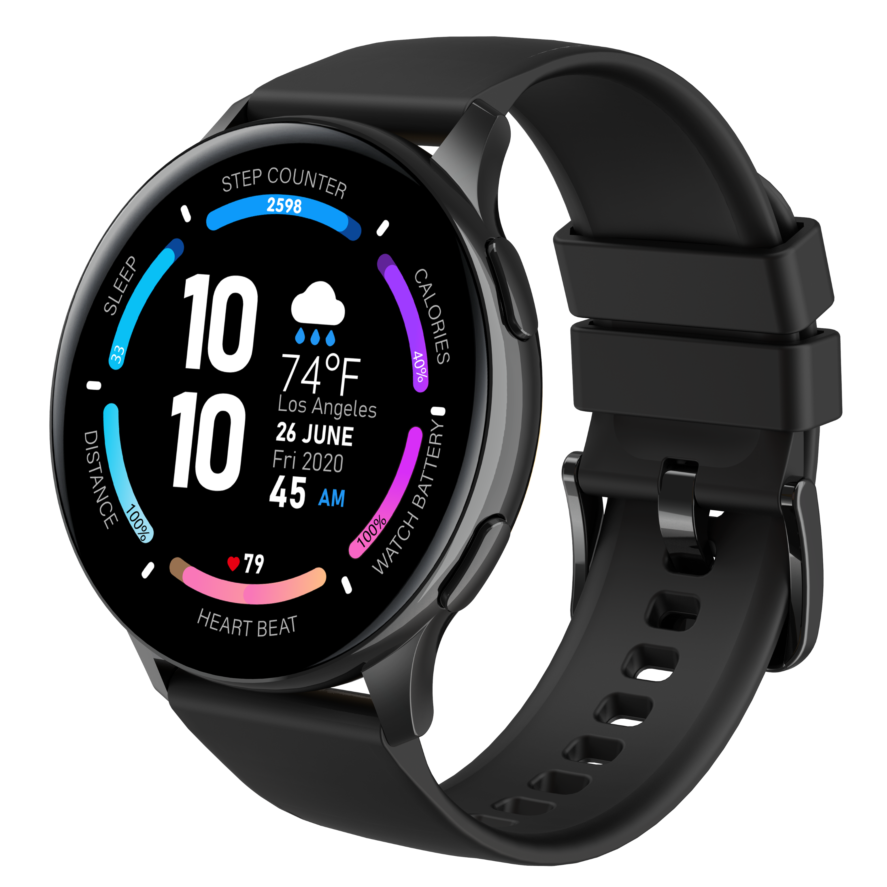 3Plus Callie Smartwatch with 1.43" AMOLED Display, Call Functionality, Heart Rate Monitor, IP68 Waterproof, 100 Workout Modes, Compatible with iPhone and Android