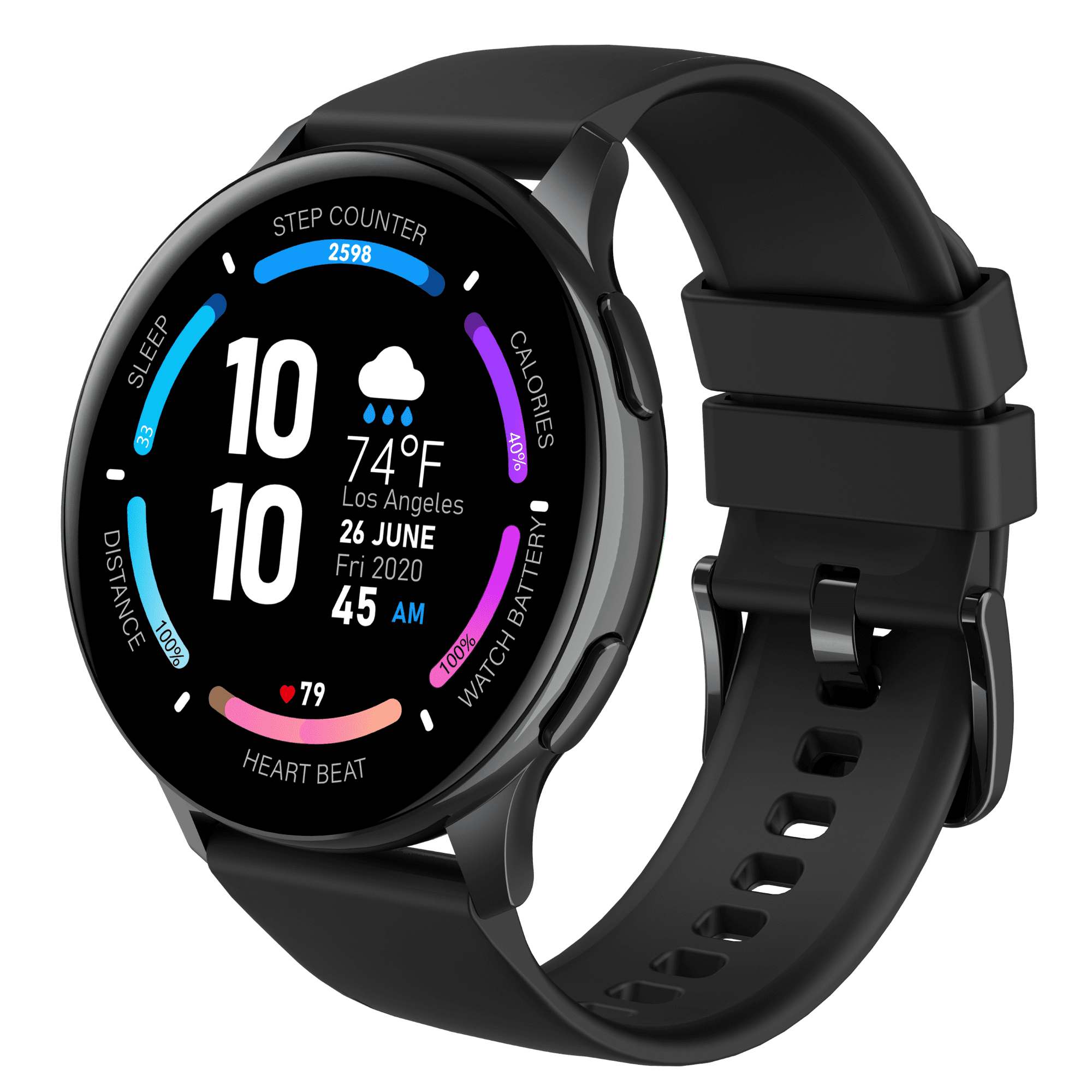 3Plus Callie Smartwatch with 1.43" AMOLED Display, Call Functionality, Heart Rate Monitor, IP68 Waterproof, 100 Workout Modes, Compatible with iPhone and Android
