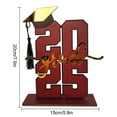 thumbnail image 3 of 2025 Graduation Table Decorations Wooden Letter Congrats Grad Table Centerpiece Sign Class of 2025 Table Toppers for High School College Graduation Party Decorations Supplies ﻿, 3 of 9