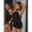 Black, variant on Black X GloRilla High Neck Backless Ruffle Mini Bodycon Dress Club Night