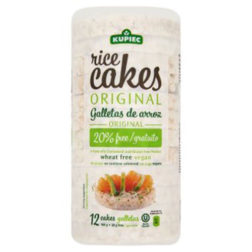 Kupiec Rice Cakes Original Wheat Free Vegan Gluten Free (3Pack