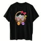 thumbnail image 4 of Camiseta informal de manga corta con cuello redondo y estampado para mujer Pompotops  hkajfhjk461616, 4 of 4