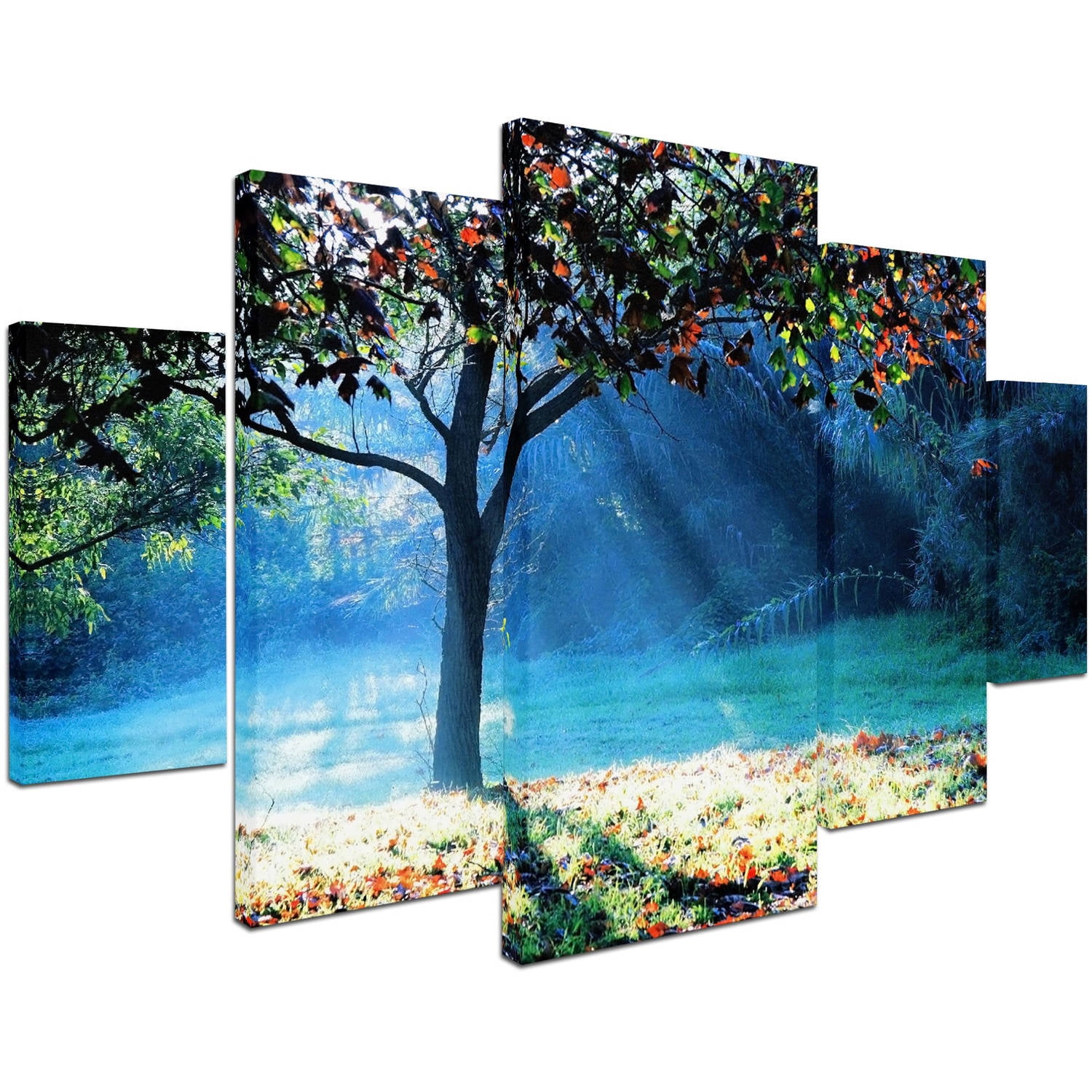 Trademark Fine Art "Rays of Hope" Canvas Art by Beata Czyzowska Young 5-Panel Set