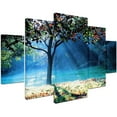 thumbnail image 2 of Trademark Fine Art "Rays of Hope" Canvas Art by Beata Czyzowska Young 5-Panel Set, 2 of 2