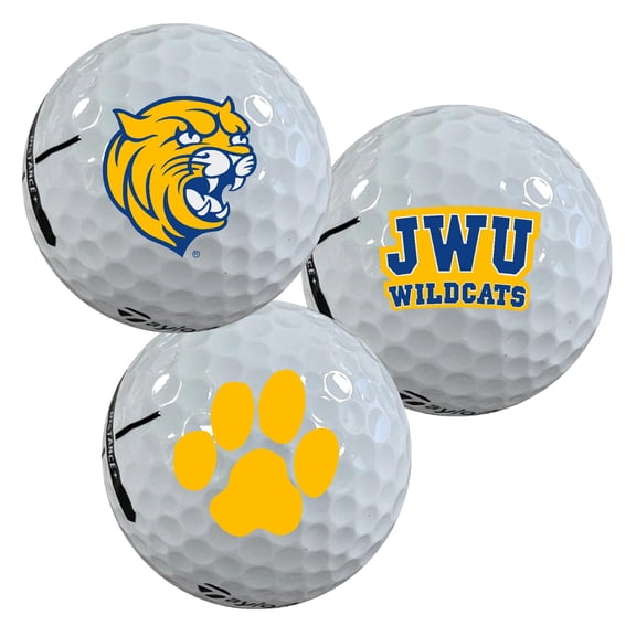 Johnson & Wales University Wildcats Logo Edition Taylormade Distance  Golf Balls 12-Pack (Dozen)