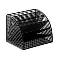 thumbnail image 4 of simhoa Fan Shaped File Organizer Desktop Holder Stand 6 Layers Shelf Large Capacity Tabletop Sorter Storage Rack for Decoration Room Black and L, 4 of 8