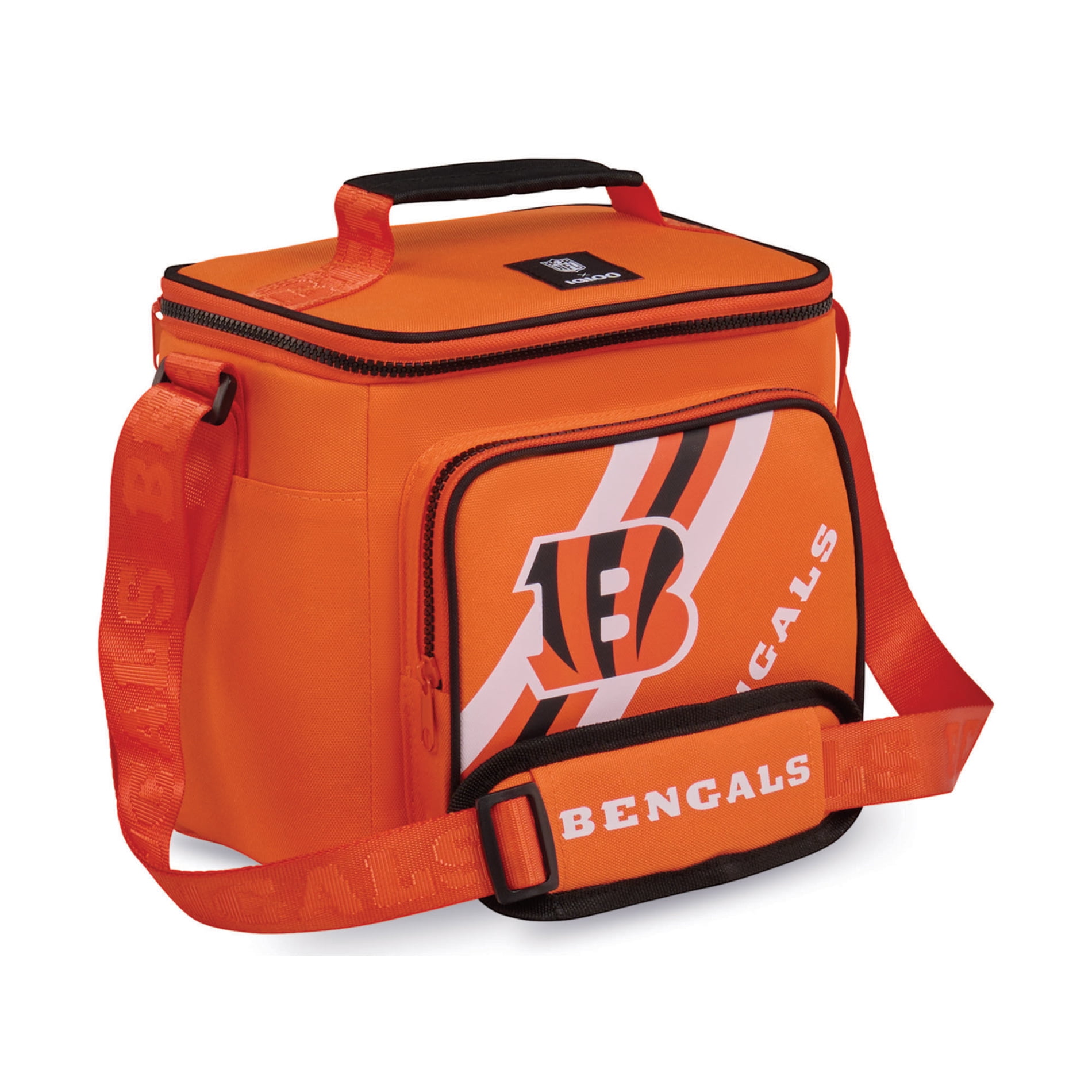 IGLOO  Cincinnati Bengals Square Lined 4-Pack Cooler