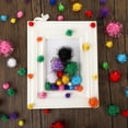 thumbnail image 5 of Dalrosia Assorted Size Small Sparkle Balls, Tinsel Pom Poms Puff Balls Glitter Pompoms for Cat Kittens Arts Crafts Toys DIY Christmas,400pcs, 5 of 7