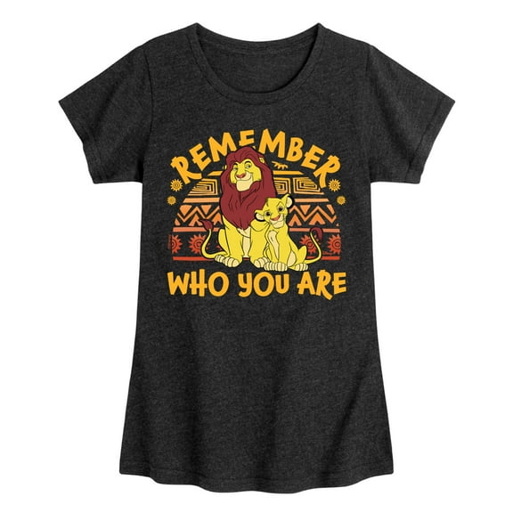Disney - The Lion King - Remember Who You Are - Toddler & Youth Girls Raglan Graphic T-Shirt
