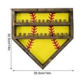 thumbnail image 4 of AJKSFHIU Personalized Ring Display Case,Baseball Ring and Medal Wall Mount Display Case,Wood Display Holder for Baseballs,Trophy & Medal Gift Display Case for Kids,Dad, 4 of 8