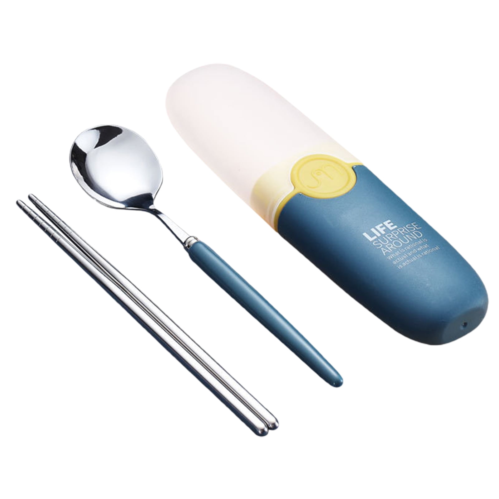 FaLX Portable Cutlery Set with Storage Box 304 Stainless Steel Food