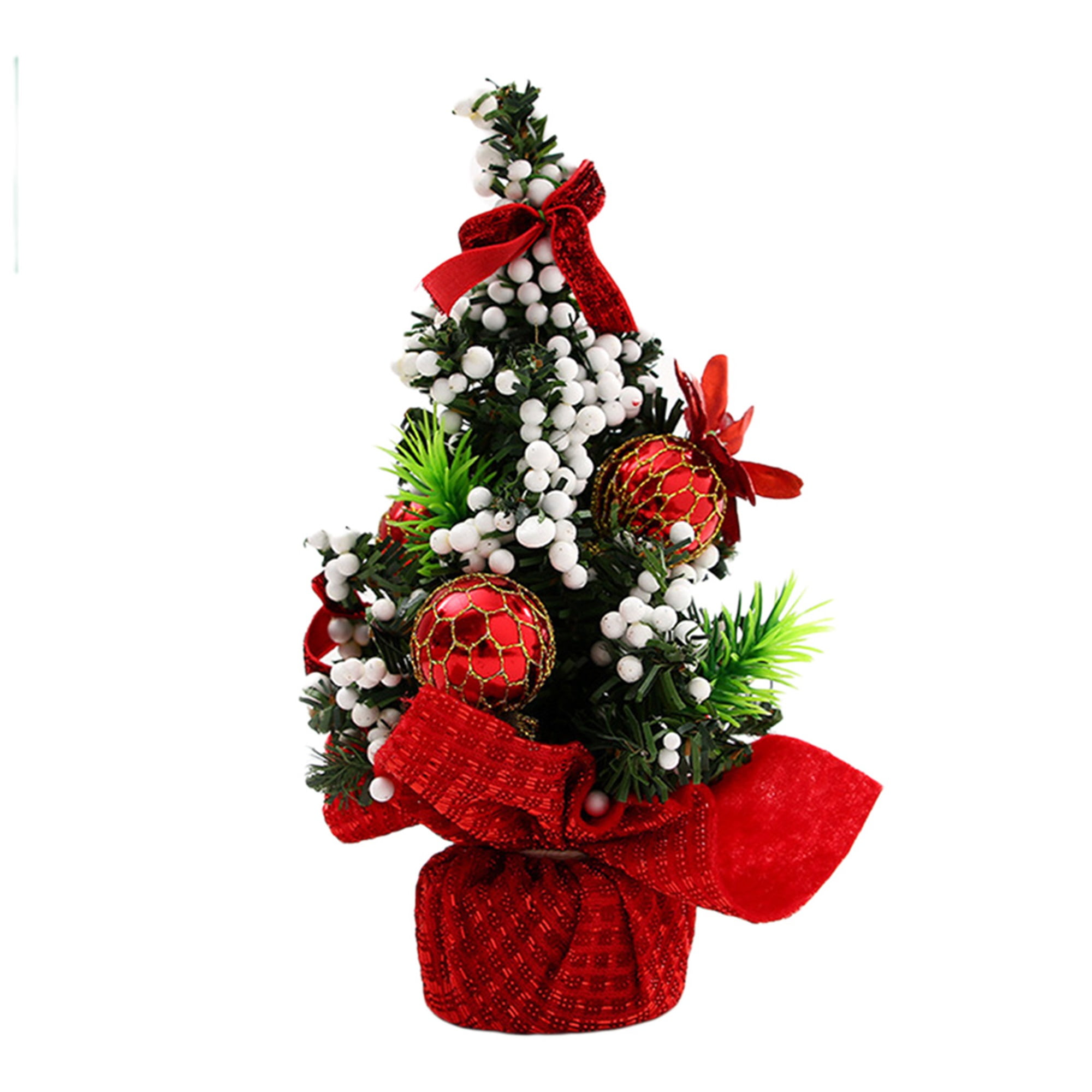 Mini Christmas Tree Artificial Tabletop Christmas Tree with Cute