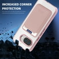 thumbnail image 5 of For Google Pixel 9A Magnetic Clear Wallet Phone Case,Magnetic Detachable Card Holder,Compatible with Mag-Safe,Military-Grade Protection,Shockproof Transparent Thin Fit Phone Case,Pink, 5 of 7