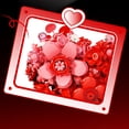 thumbnail image 3 of 768Pcs 3D Floral Heart Building Kit, Love Hidden in Flowers Bouquet, Creative DIY Craft Set , Valentine's Birthday Mother's Day Graduation Gift, Home Decor,Red, 3 of 5