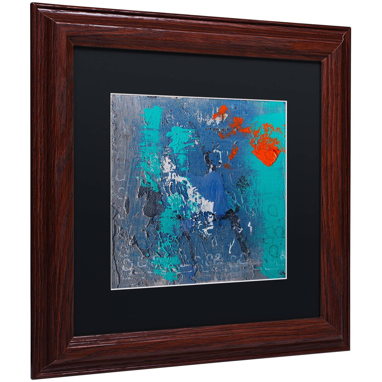 Trademark Fine Art 'Mistake' Canvas Art by Nicole Dietz, Black Matte, Wood Frame