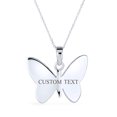 thumbnail image 5 of Bling Jewelry Womens Iridescent Rainbow Abalone Shell Butterfly Pendant Necklace in Sterling Silver, 5 of 6