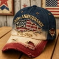 thumbnail image 2 of Prolriy Womens Hats, Commemorative 250Th Anniversary Hat, Adjustable Patriotic Baseball Cap Hats for Men Red, 2 of 8