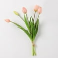 thumbnail image 4 of Toimothcn Man Made Tuli P Flower Feel Tuli P Mrtificial Flower Man Made Flower Bundle Dining Table Layout, 4 of 7