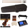 thumbnail image 3 of Mendini By Cecilio Violin For Kids & Adults - Beginners Violins Kit For Student w/Case, Rosin, 2 Bows, Tuner, Lesson Book - Starter Musical Stringed Instruments, 3 of 6