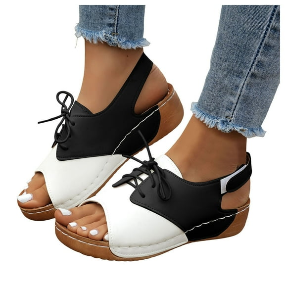 Mepaouo Wedge Sandals for Women Dressy Platform Slides 2025 Slip on Summer Beach Walking Shoes Beige 6.5