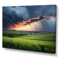 thumbnail image 2 of Designart "Horizon of Paradise Sky's Embrace II" Extra Large Landscapes Wall Art - Traditional White Sky Bedroom Canvas Wall Art, 2 of 4