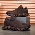 thumbnail image 2 of Men'S Casual Sports Shoes That Are Comfortable, Lightweight, And Suitable for Jogging; Breathable And Stylish Running Shoes Designed to Be Worn with Knitted Socks., 2 of 9