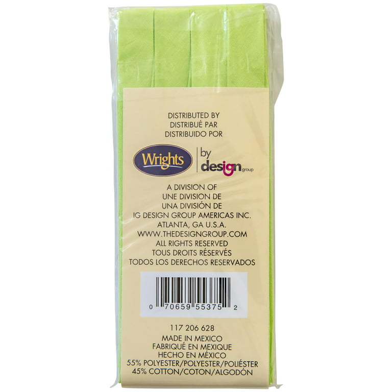 Wrights, Double Fold Bias Tape : Sewing Parts Online