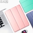 thumbnail image 2 of For Apple ipad 10.2" 2020 Case Three fold Leather Stand Smart Tablet Cover Skin For ipad 8 th A2270 A2428 A2429 Protective bag Mint green, 2 of 6
