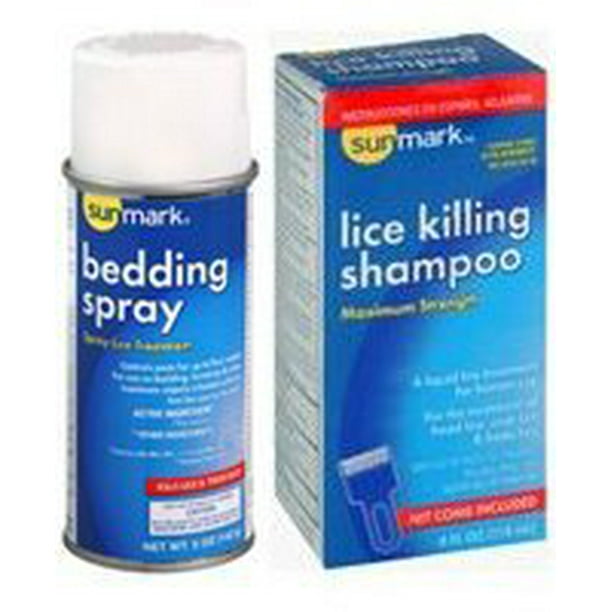 Lice Killing Shampoo Maximum Strength and Bedding Spray, Lice Kit