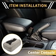 thumbnail image 2 of Cubierta de consola central Unique Bargains para Chevrolet Silverado de cuero de microfibra con cremallera gris, 2 of 6