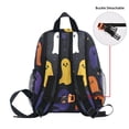 thumbnail image 5 of FORMRS School Backpack with Front Zippered Pocket 12" Student Travel Daypack, Halloween Colorful Ghosts, 5 of 6