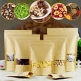 thumbnail image 4 of Bolsa de papel Kraft de 100 piezas Pouch Food, 4 of 9