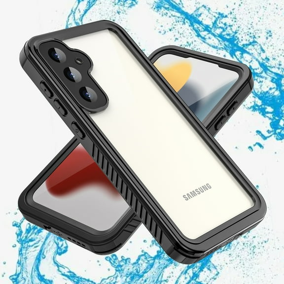 Allytech Waterproof Case Cover for Samsung Galaxy S23 FE, IP68 Waterproof Full Body Protective Shockproof Case with Build in Screen Protector Anti-Scratch Cell Phone Case for Galaxy S23 FE, Black