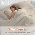 thumbnail image 4 of 3 Piece Vintage Cream Duvet Cover Set Full Size, Microfiber Comforter/Quilt Cover with Corner Ties and 2 Pillowcases, Farmhouse Retro Beige Solid Color All Season Soft Bedding with Zipper Closure, 4 of 8
