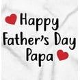 thumbnail image 2 of Happy Fathers Day Papa Grandfather Pop Bodysuit Jumper Girls Infant Baby Brisco Brands NB, 2 of 6