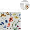 thumbnail image 5 of Coolnut Wildflower Bathroom Waterproof Shower Curtain Set, 60"X72" Bathtub Curtain with 12 Hooks for Bathroom Decor,Hotel,Room, 5 of 6