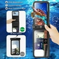thumbnail image 5 of Tekcoo Double Space Detachable Waterproof Phone Case [2-Pack] IPX8 Pouch Lanyard Dry Bag for iPhone 14/13/12/11 Pro Max/Pro/Xr/Xs/SE, Galaxy S23/S22/S21/S20/Note 20/10/A14/A13/A54/A03S/A23 up to 7", 5 of 7