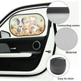 thumbnail image 6 of Yuyamidu Cow Family Car Window Shades for Side Window 2 PCS Sunflower Car Window Sun Shades Bee Car Rear Window Shade for Kids Car Window Sun Protection Auto Accessories, 6 of 7
