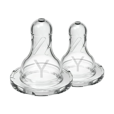UPC: 0072239003121 | Dr. Brown s Natural Flow Y-Cut Narrow Baby Bottle Silicone Nipple Ideal for Thicker Liquids 9m+ 100% Silicone Bottle Nipple 2-Pack