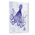 thumbnail image 2 of Epic Art 'Blue Octopus 1 on Nautical Map' by Fab Funky, Acrylic Glass Wall Art, 16"x24", 2 of 3