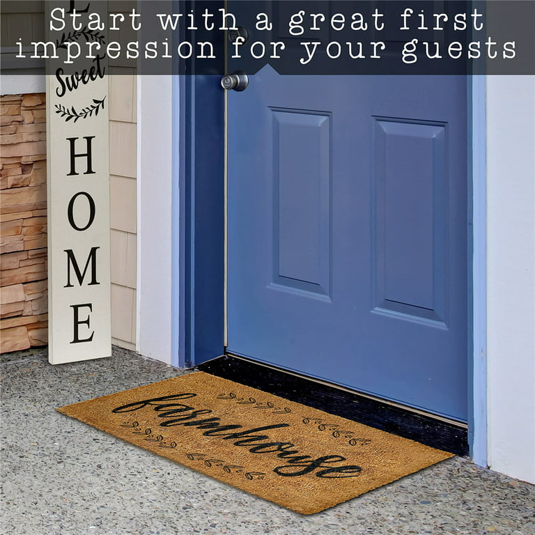 30x17.5 Entrance Front Door Mats Rug Indoor OutdoorWaterproof Non-Slip  Doormat