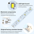 thumbnail image 4 of TGHTBA-Upgraded WR55X26671 Refrigerators LED Light Board Compatible with GE Refrigerators GE Freezer, Replacement Part PS11767930 AP6035586 4468532 EAP11767930 PD00048392 (2 Pcs), 4 of 4