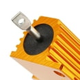thumbnail image 4 of 25W 3K Ohm Aluminium Housing Chassis Mount Wirewound Power Resistors Gold 1pcs, 4 of 4