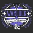 thumbnail image 2 of Women's Dungeons & Dragons Warlock Sworn and Beholden  Graphic Tee Black Medium, 2 of 4